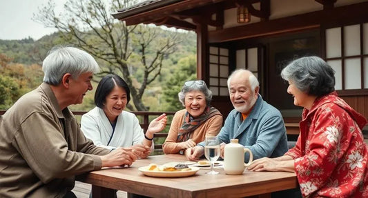 seniors group talking